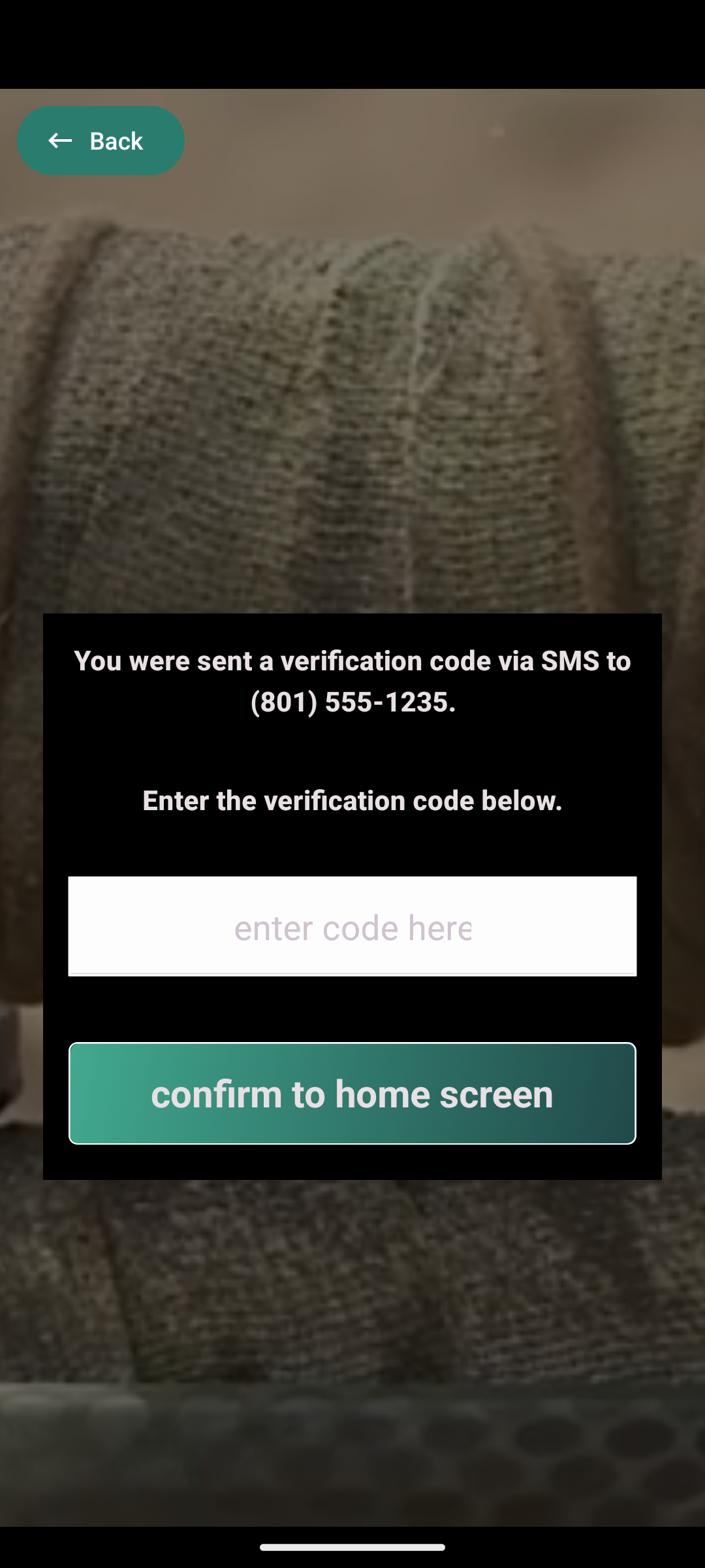 TacAO SMS authentication